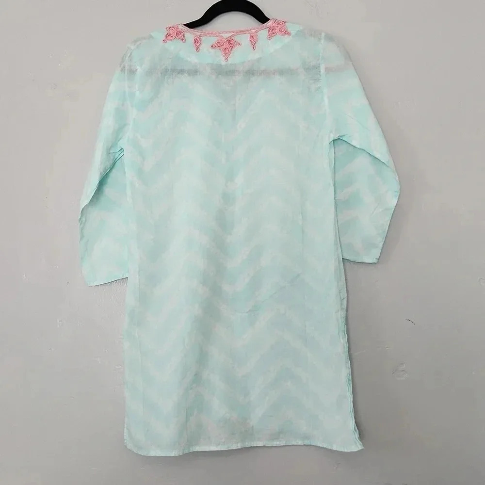 Roller Rabbit Made in India Lightweight Tunic sz Small - Picture 2 of 7